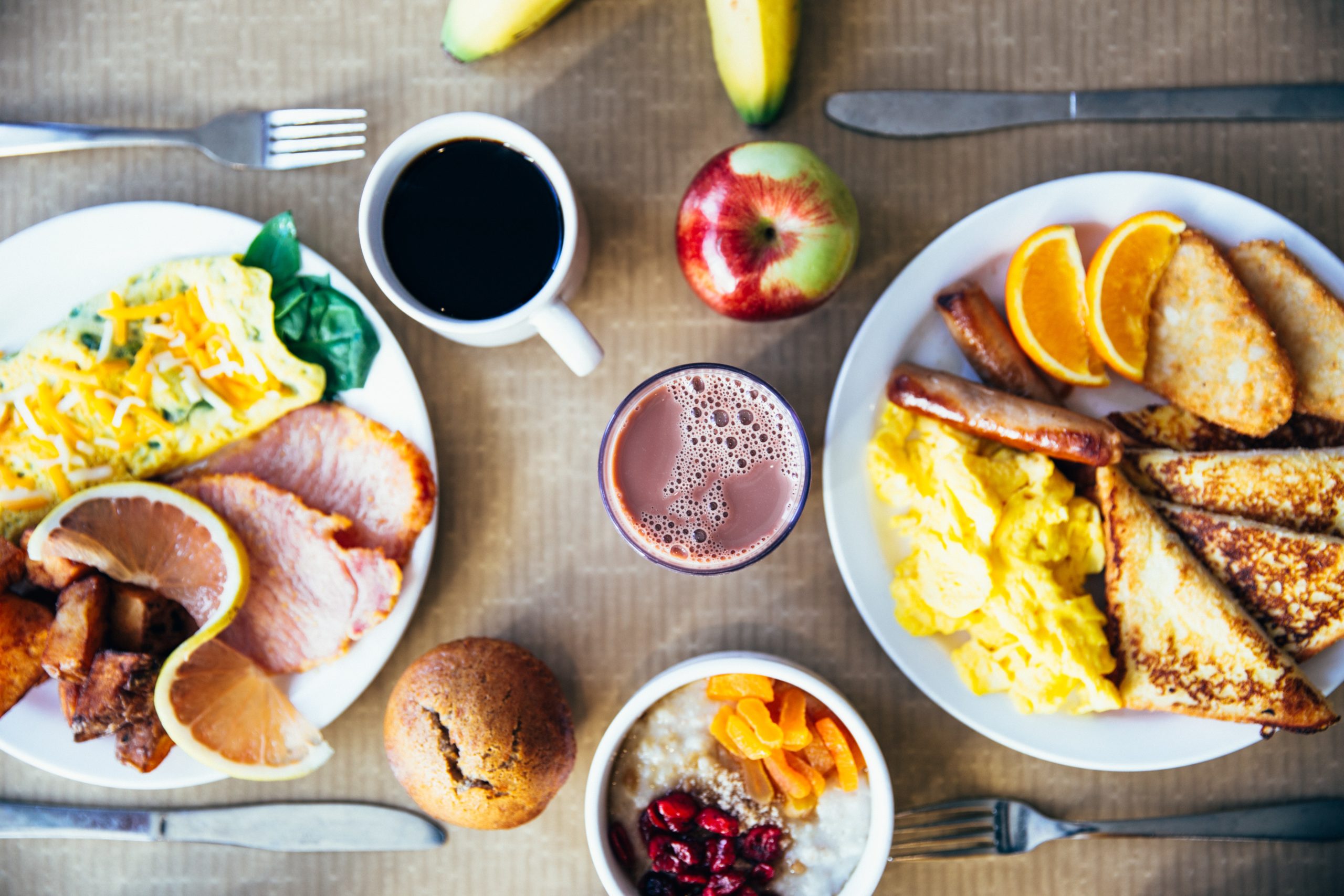 Food Spread for Breakfast in Wisconsin Dells