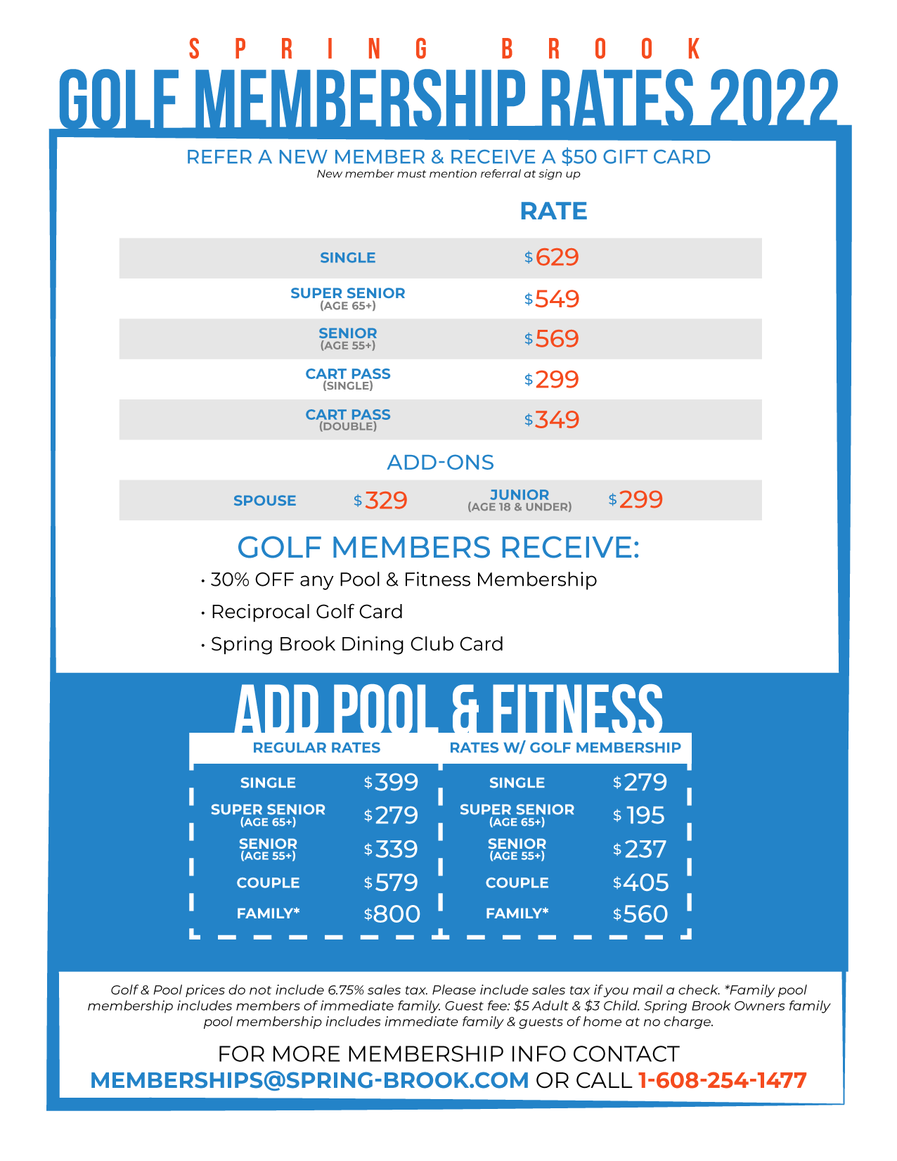 Memberships for our Best Golf Courses in Wisconsin Dells Spring Brook